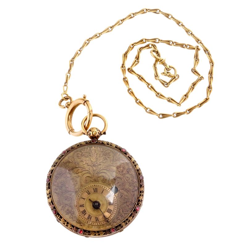 



YELLOW GOLD POCKET WATCH WITH ENAMELS AND SEMI PRECIOUS STONES  - Auction WATCHES AND PENS - Pandolfini Casa d'Aste