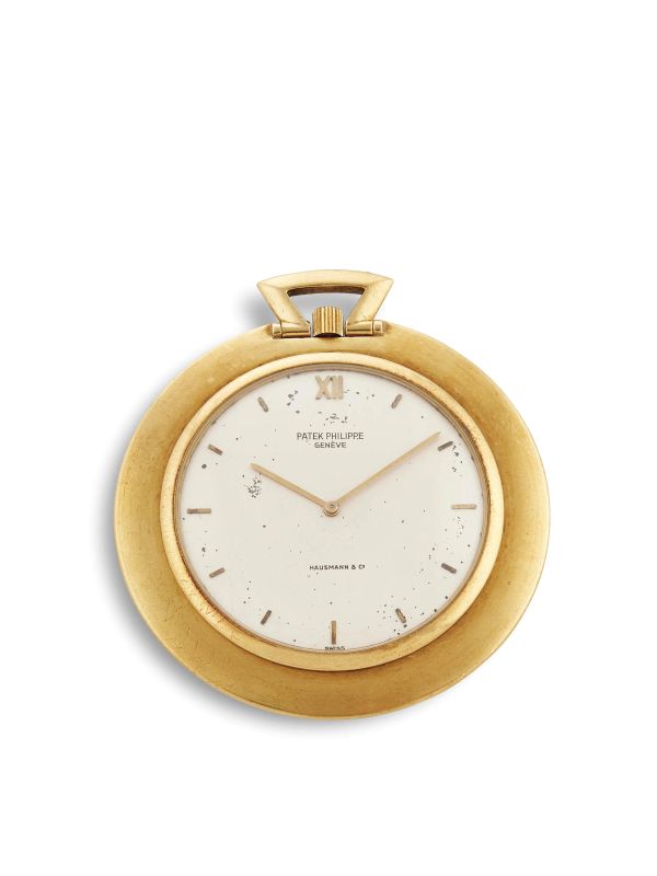      PATEK PHILIPPE "HAUSMANN & CO" OROLOGIO DA TASCA REF. 855/1 N. 4335XX   - Auction wristwatches - Pandolfini Casa d'Aste