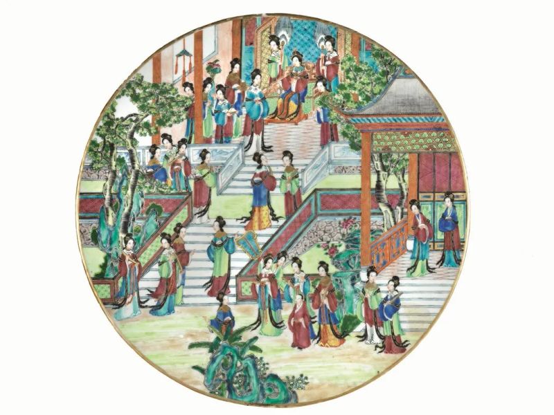 FORMELLA CINA SEC. XIX  - Auction Asian Art - Pandolfini Casa d'Aste