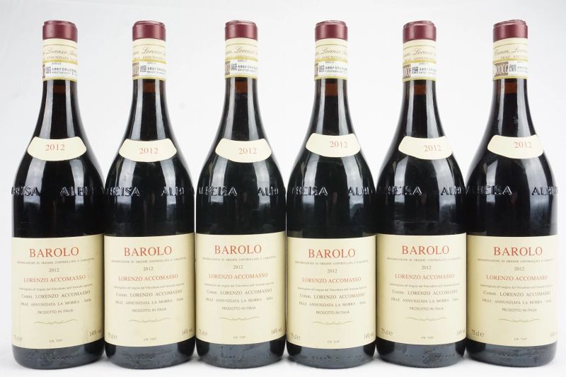      Barolo Lorenzo Accomasso 2012   - Auction Il Fascino e l'Eleganza - A journey through the best Italian and French Wines - Pandolfini Casa d'Aste