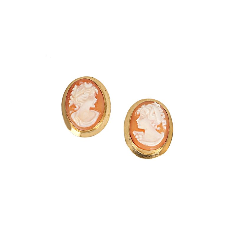 



CAMEO EARRINGS IN 18KT YELLOW GOLD  - Auction JEWELS - Pandolfini Casa d'Aste