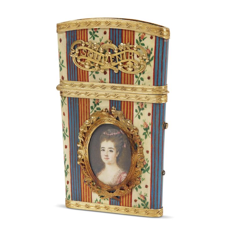 A FRENCH DANCE-CARD CASE, LATE 18TH CENTURY  - Auction INTERNATIONAL FINE ART and russian objets de vertu - Pandolfini Casa d'Aste