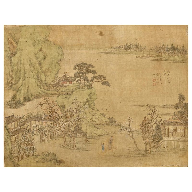 DIPINTO, CINA, DINASTIA QING, SEC. XIX-XX  - Asta Arte Orientale | &#19996;&#26041;&#33402;&#26415; - Pandolfini Casa d'Aste