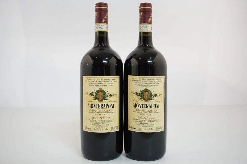 Chianti Classico Riserva Baron&rsquo; Ugo Azienda Agricola Monteraponi 2011  - Asta ASTA A TEMPO | Smart Wine - Pandolfini Casa d'Aste