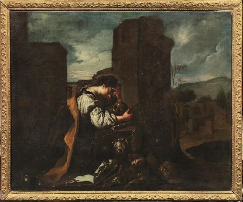 Seguace di Domenico Fetti, sec. XVII  - Auction IMPORTANT OLD MASTER PAINTINGS - I - Pandolfini Casa d'Aste