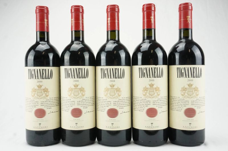      Tignanello Antinori 2000   - Asta L'Arte del Collezionare - Vini italiani e francesi da cantine selezionate - Pandolfini Casa d'Aste