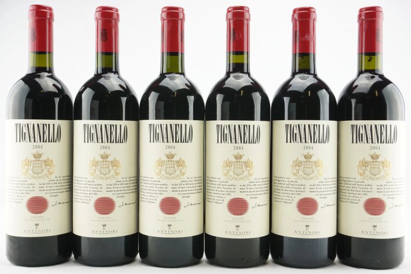 Tignanello Antinori 2004  - Auction THE SIGNIFICANCE OF PASSION - Fine and Rare Wine - Pandolfini Casa d'Aste