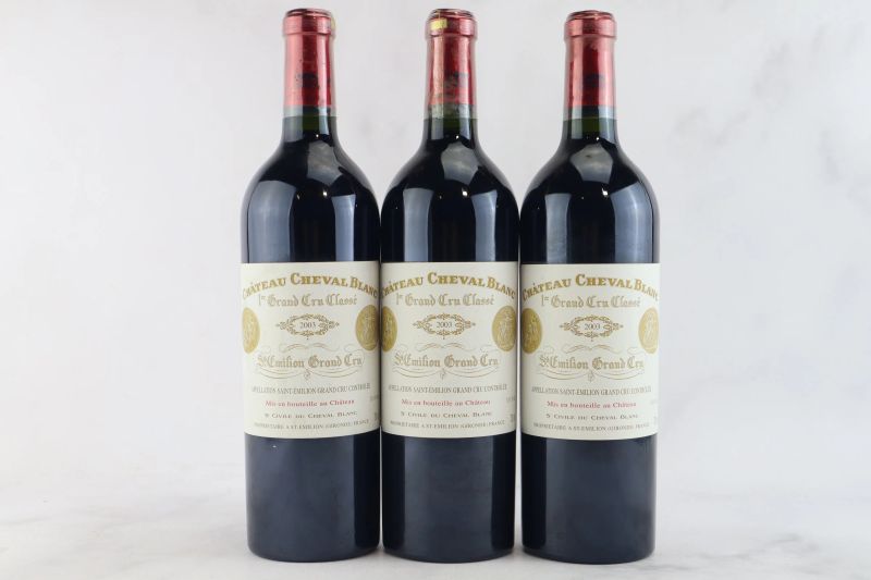



Ch&acirc;teau Cheval Blanc 2003  - Asta La Joie du Vin - Vini Pregiati e da Collezione - Pandolfini Casa d'Aste