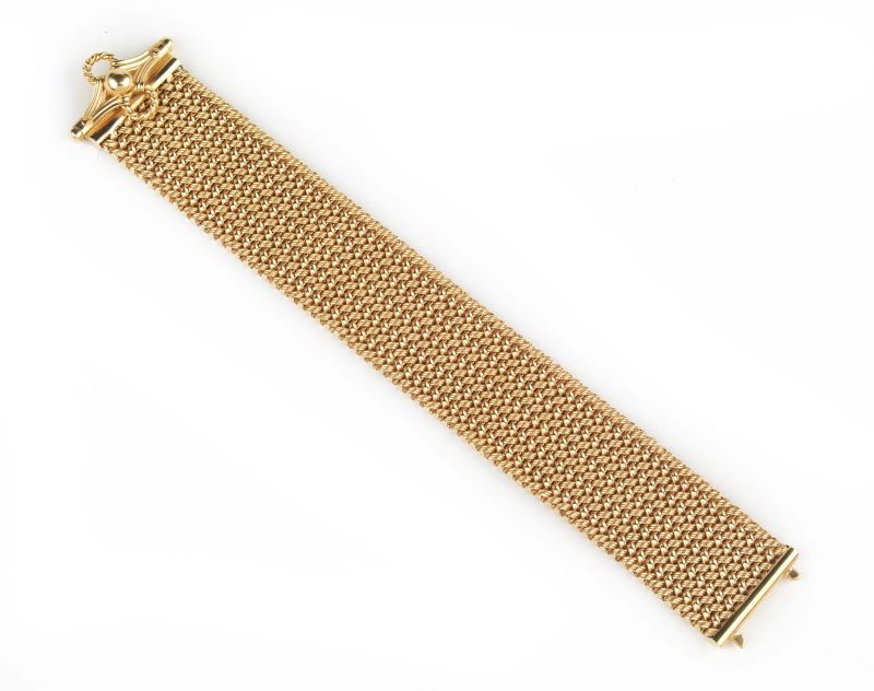 BRACCIALE IN ORO GIALLO  - Auction TIMED AUCTION | Jewels, watches and silver - Pandolfini Casa d'Aste