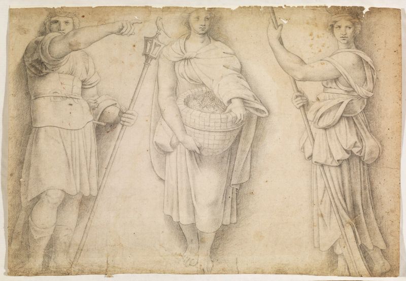 Scuola italiana, sec. XVII  - Auction Works on paper: 15th to 19th century drawings, paintings and prints - Pandolfini Casa d'Aste