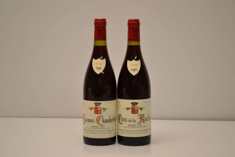 Selezione Domaine Armand Rousseau 1990  - Asta Una Straordinaria Selezione di Vini Pregiati da Cantine Italiane - Pandolfini Casa d'Aste