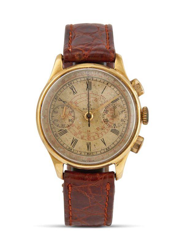 OMEGA CRONOGRAFO 33-3 N. 91739XX ANNI 1950  - Auction Fine watches - Pandolfini Casa d'Aste