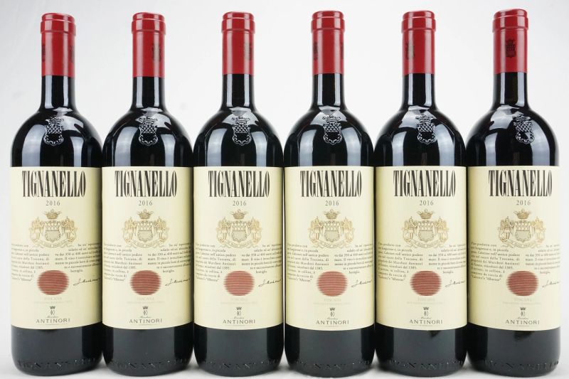      Tignanello Antinori 2016   - Auction Il Fascino e l'Eleganza - A journey through the best Italian and French Wines - Pandolfini Casa d'Aste