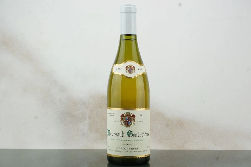Meursault-Gen&eacute;vri&egrave;res Domaine J.-F. Coche Dury 2005  - Auction LA RAFFINATEZZA DELLA COMPLESSITA' - Fine and Rare Wine - Pandolfini Casa d'Aste