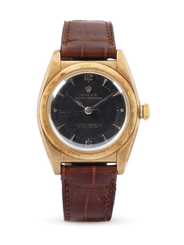 OROLOGIO ROLEX OYSTER PERPETUAL “OVETTO” IN ORO ROSA REF.3131 N.4712XX ANNO 1946  - Auction FINE WATCHES - Pandolfini Casa d'Aste