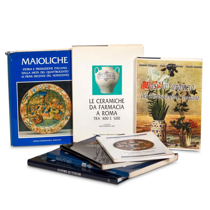 



MAIOLICA. ITALY. Lot of seven books  - Auction CERAMICS. MAJOLICA AND PORCELAIN FROM THE RENAISSANCE TO THE 18TH CENTURY - Pandolfini Casa d'Aste