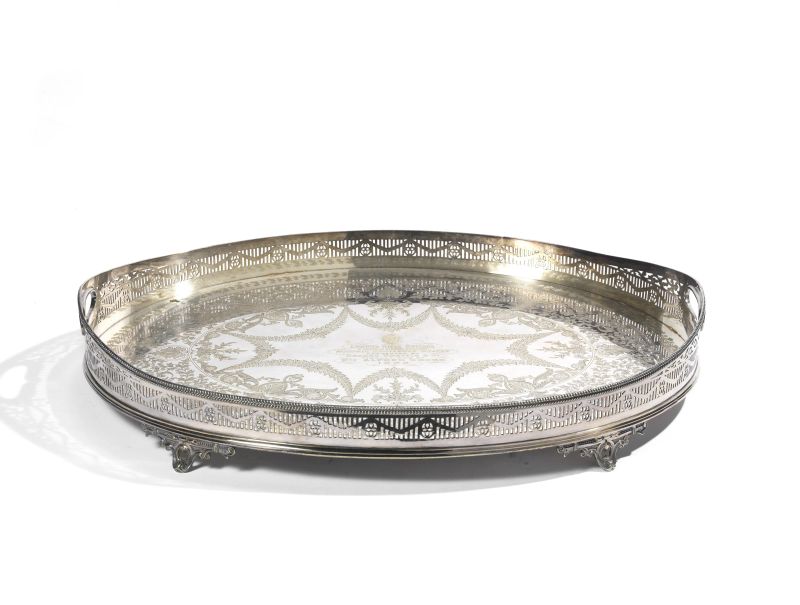      GUANTIERA, INGHILTERRA, FINE SECOLO XIX   - Auction ONLINE AUCTION | ITALIAN AND EUROPEAN SILVER - Pandolfini Casa d'Aste