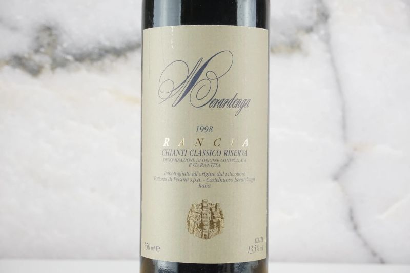 Rancia Berardenga Felsina 1998  - Asta Smart Wine 2.0 | Asta Online - Pandolfini Casa d'Aste