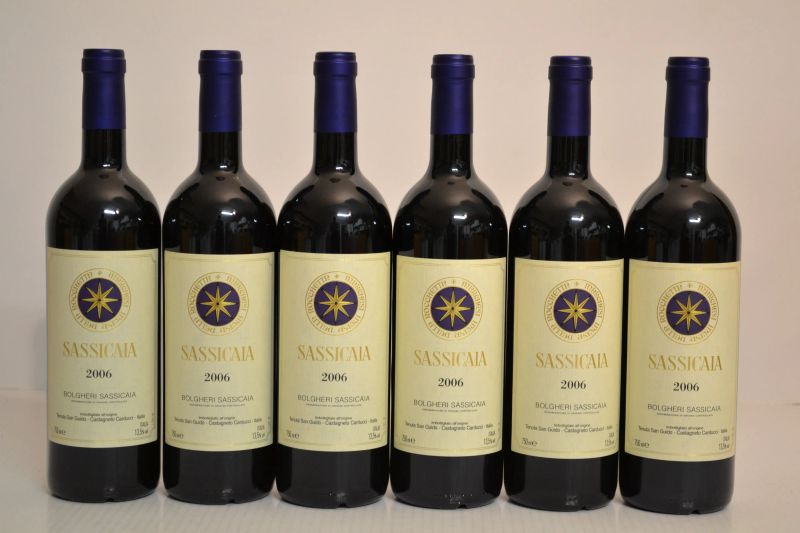 Sassicaia Tenuta San Guido 2006  - Asta Una Prestigiosa Selezione di Vini e Distillati da Collezioni Private - Pandolfini Casa d'Aste