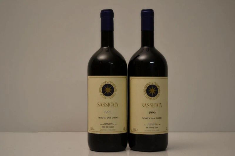 Sassicaia Tenuta San Guido 1990  - Asta VINI PREGIATI DA IMPORTANTI CANTINE ITALIANE - Pandolfini Casa d'Aste