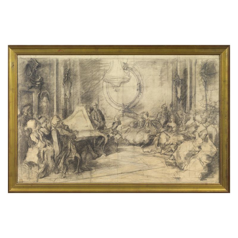 Italian school, 19th century  - Auction TIMED AUCTION | OLD MASTER AND 19TH CENTURY DRAWINGS AND PRINTS - Pandolfini Casa d'Aste