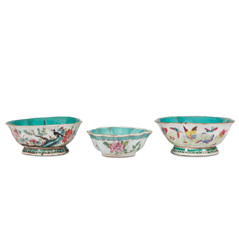 



GRUPPO DI TRE CIOTOLE, CINA, DINASTIA QING, SEC. XIX / XX  - Asta  Arte Orientale | 东方艺术 - Pandolfini Casa d'Aste