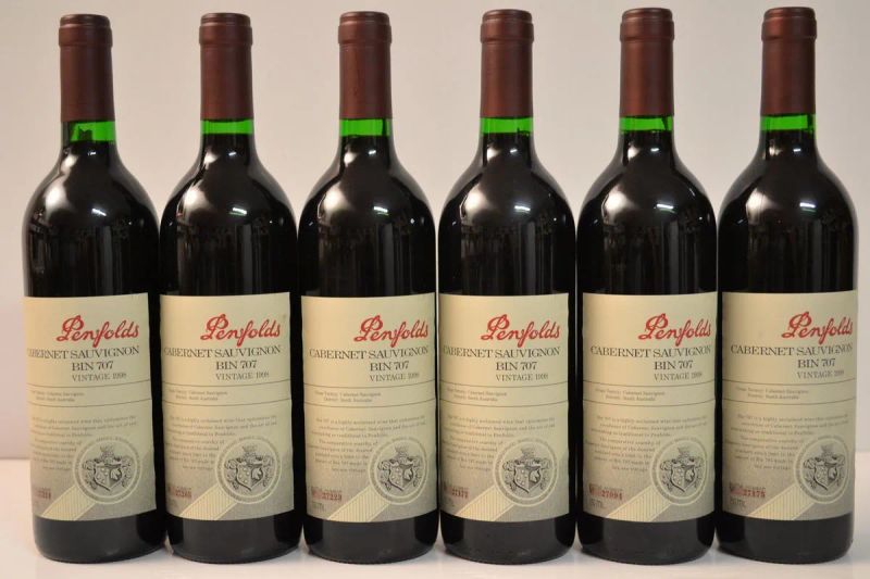 Cabernet Sauvignon Bin 707 Penfolds 1998  - Asta Vini e distillati da collezione da cantine selezionate - Pandolfini Casa d'Aste