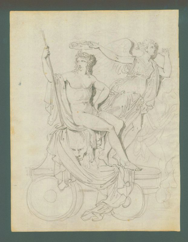 Scuola toscana, inizio del sec. XIX  - Auction Works on paper: 15th to 19th century drawings, paintings and prints - Pandolfini Casa d'Aste
