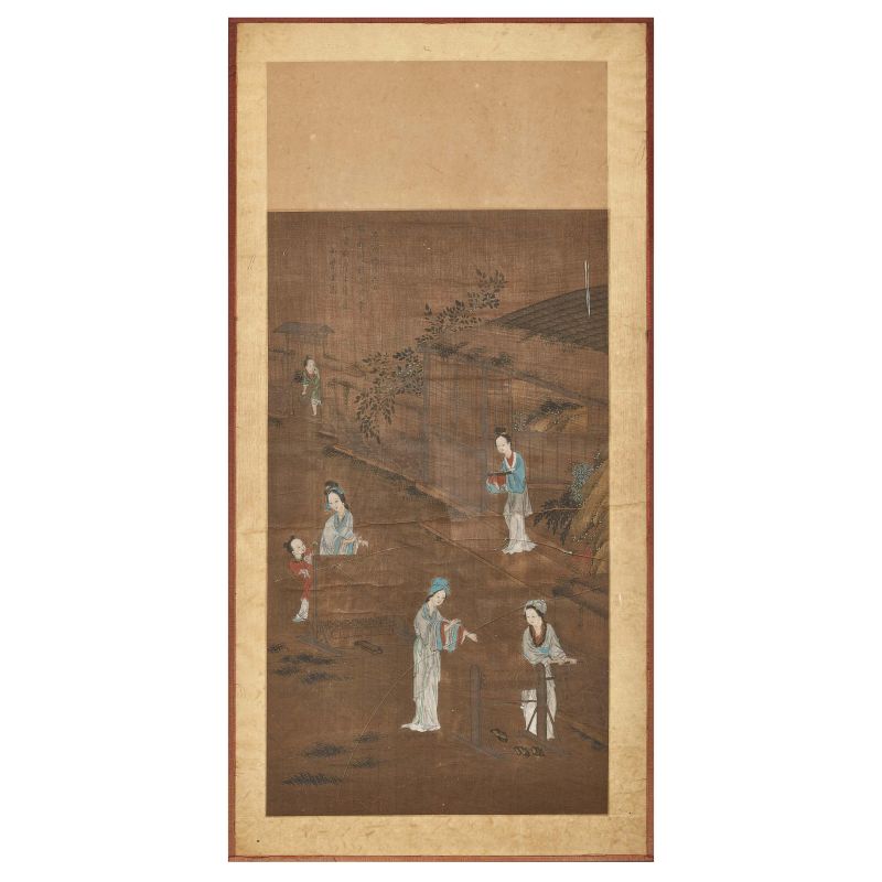 A PAINTING, CHINA, QING DYNASTY, 19TH CENTURY  - Asta Arte Orientale  东方艺术 - Pandolfini Casa d'Aste