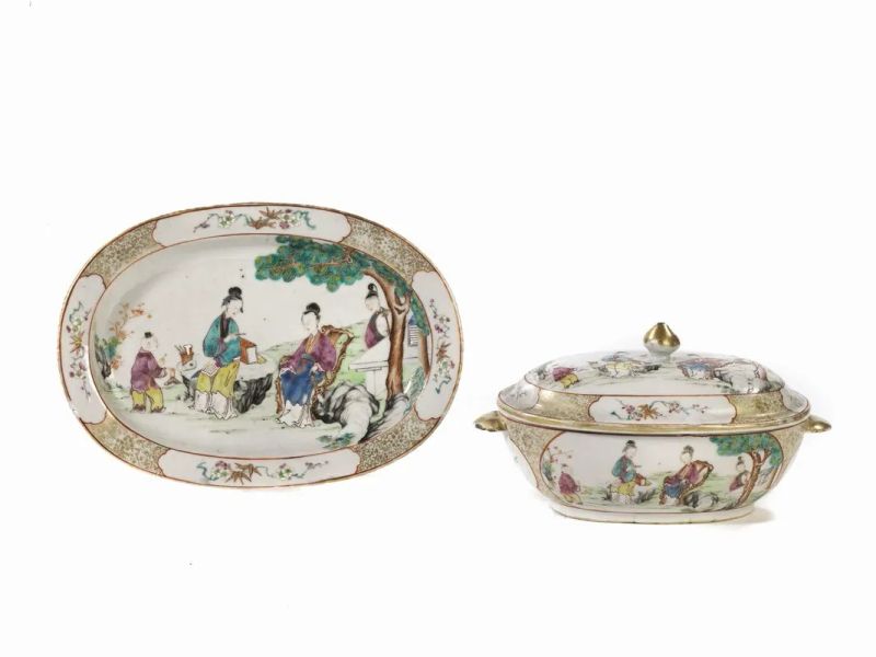 ZUPPIERA, CINA, DINASTIA QINQ, PERIODO QIANLONG (1736-95)  - Asta Arte Orientale - Pandolfini Casa d'Aste