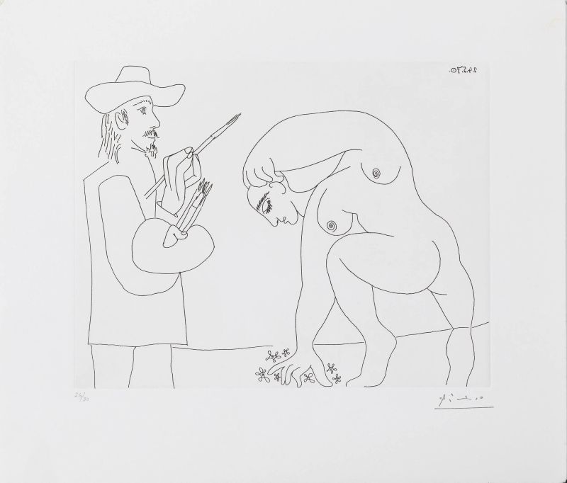 Pablo Picasso : PABLO PICASSO  - Auction ONLINE AUCTION | MODERN AND CONTEMPORARY ART - Pandolfini Casa d'Aste