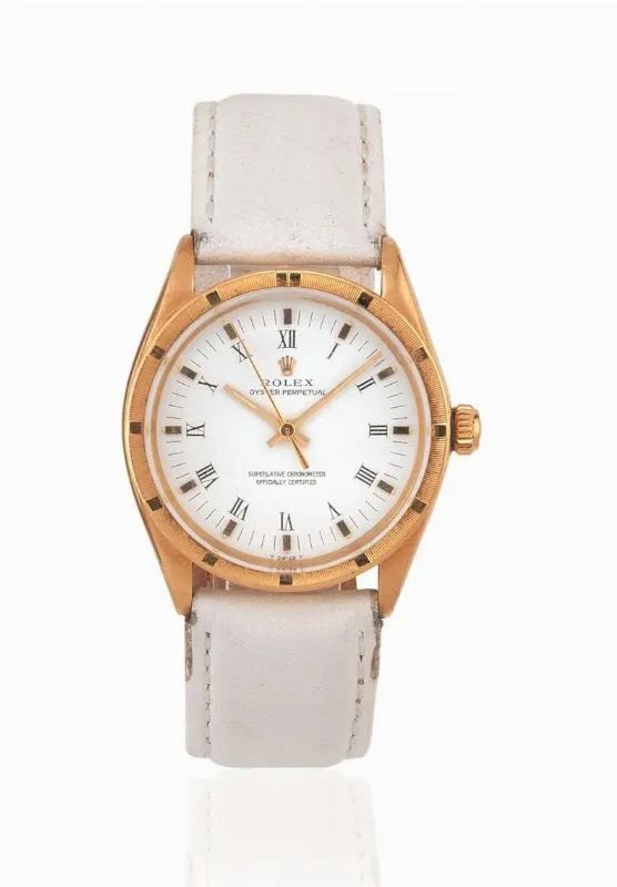 OROLOGIO DA POLSO ROLEX OYSTER PERPETUAL, REF. 1007/8, CASSA N. 3'271&rsquo;401, 1973 CIRCA, IN ORO GIALLO  - Auction Fine Jewels and Watches - Pandolfini Casa d'Aste