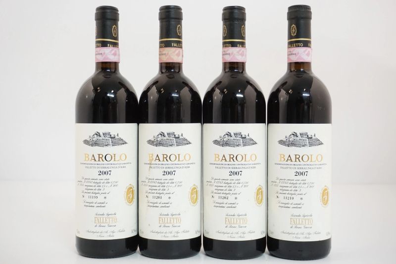 Barolo Falletto Etichetta Bianca Bruno Giacosa 2007  - Asta VINI PREGIATI E DISTILLATI DA COLLEZIONE - Pandolfini Casa d'Aste