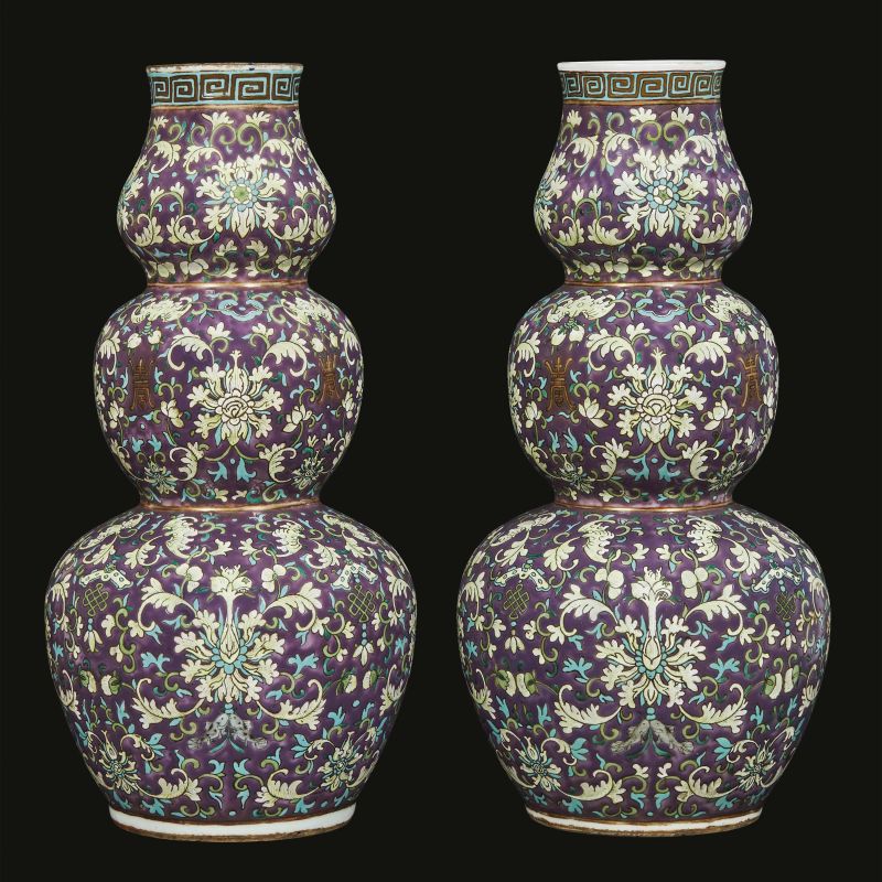 A PAIR OF VASES, CHINA, QING DYNASTY, 19TH CENTURY  - Auction Asian Art -  &#19996;&#26041;&#33402;&#26415; - Pandolfini Casa d'Aste