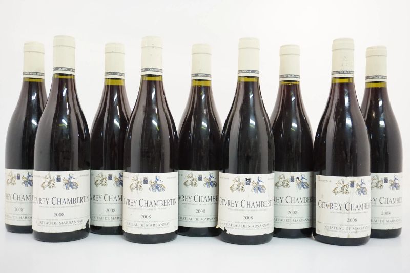 Gevrey Chambertin Ch&acirc;teau De Marsannay 2008  - Auction FINE WINES AND SPIRITS - Pandolfini Casa d'Aste