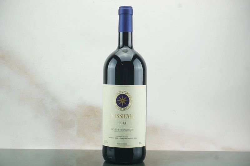 Sassicaia Tenuta San Guido 2013  - Auction LA RAFFINATEZZA DELLA COMPLESSITA' - Fine and Rare Wine - Pandolfini Casa d'Aste