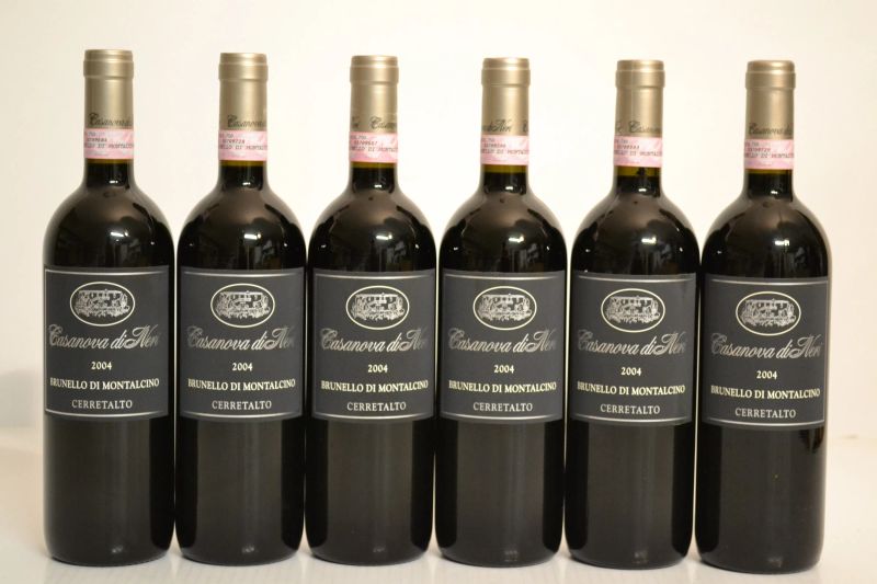 Brunello di Montalcino Casanova di Neri Cerretalto 2004  - Asta Una Prestigiosa Selezione di Vini e Distillati da Collezioni Private - Pandolfini Casa d'Aste