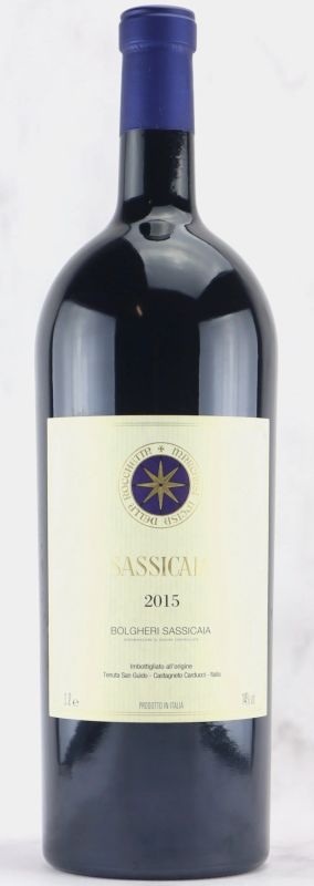 



Sassicaia Tenuta San Guido 2015  - Auction Fine and Rare Wine from a Single Owner Collection - Pandolfini Casa d'Aste