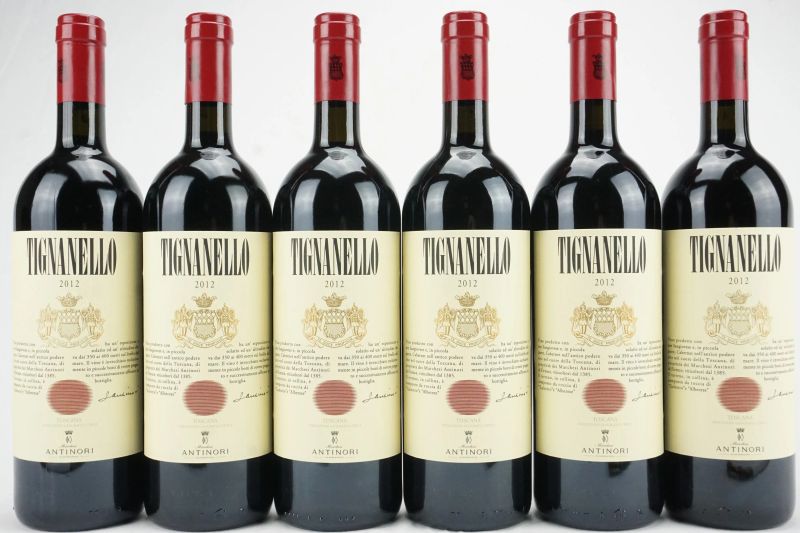     Tignanello Antinori 2012   - Auction Il Fascino e l'Eleganza - A journey through the best Italian and French Wines - Pandolfini Casa d'Aste