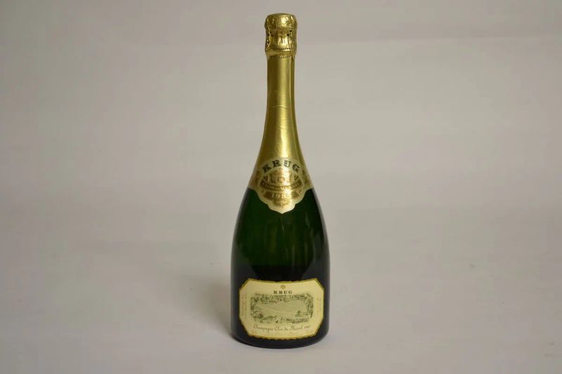 Champagne Krug Clos du Mesnil 1985  - Asta Vini pregiati e da collezione - Pandolfini Casa d'Aste