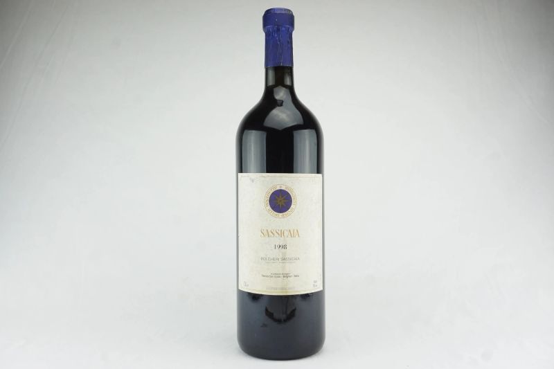 Sassicaia Tenuta San Guido 1998  - Auction THE SIGNIFICANCE OF PASSION - Fine and Rare Wine - Pandolfini Casa d'Aste