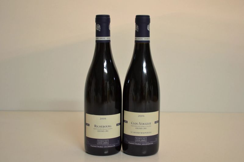 Selezione Domaine Anne Gros 2006  - Asta Una Prestigiosa Selezione di Vini e Distillati da Collezioni Private - Pandolfini Casa d'Aste