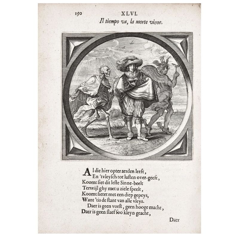 Cats, Jacob. Spiegel van den ouden ende nieuwen tijdt. L’Aia, Burghoorn, 1632.  - Asta LIBRI, MANOSCRITTI, AUTOGRAFI E STAMPE - Pandolfini Casa d'Aste