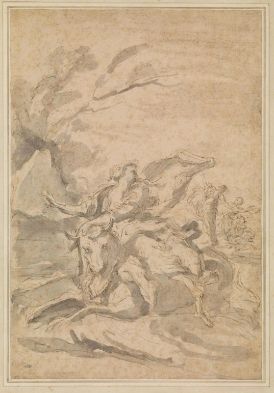  Scuola veneta, prima metà sec. XVIII  - Auction Works on paper: 15th to 19th century drawings, paintings and prints - Pandolfini Casa d'Aste