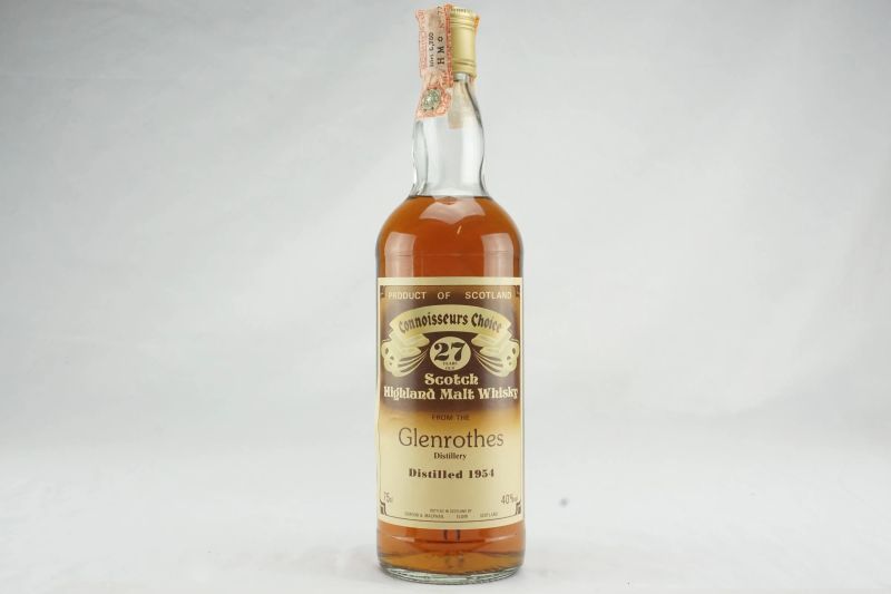 Glenrothes 1954  - Auction From Red to Gold - Whisky and Collectible Spirits - Pandolfini Casa d'Aste