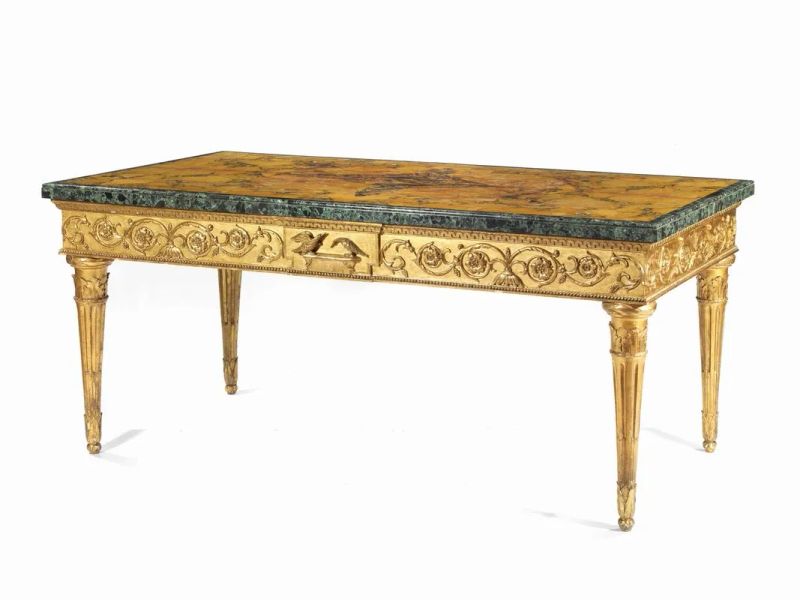 TAVOLO DA CENTRO, ROMA, PERIODO LUIGI XVI  - Auction European Furniture and WORKS OF ART - Pandolfini Casa d'Aste
