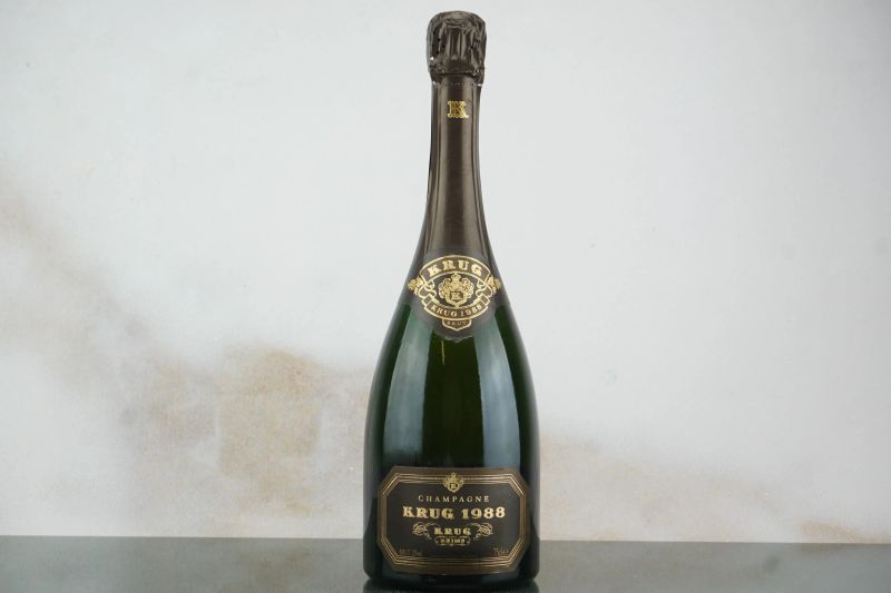 Krug 1988  - Auction LA RAFFINATEZZA DELLA COMPLESSITA' - Fine and Rare Wine - Pandolfini Casa d'Aste