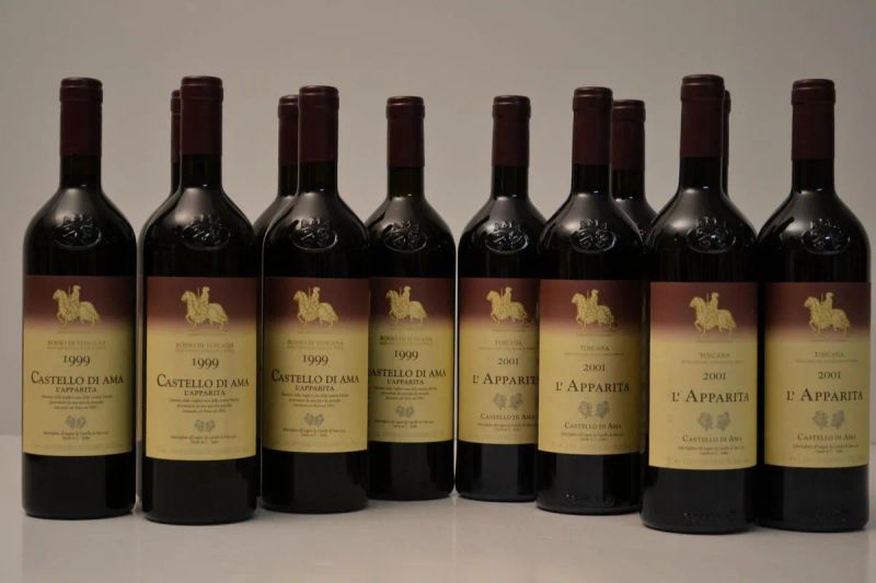 L&rsquo;Apparita Castello di Ama  - Auction FINE WINES FROM IMPORTANT ITALIAN CELLARS - Pandolfini Casa d'Aste