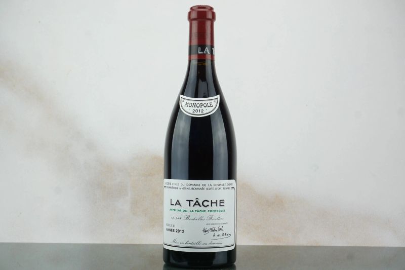 La T&acirc;che Domaine de la Roman&eacute;e Conti 2012  - Auction LA RAFFINATEZZA DELLA COMPLESSITA' - Fine and Rare Wine - Pandolfini Casa d'Aste