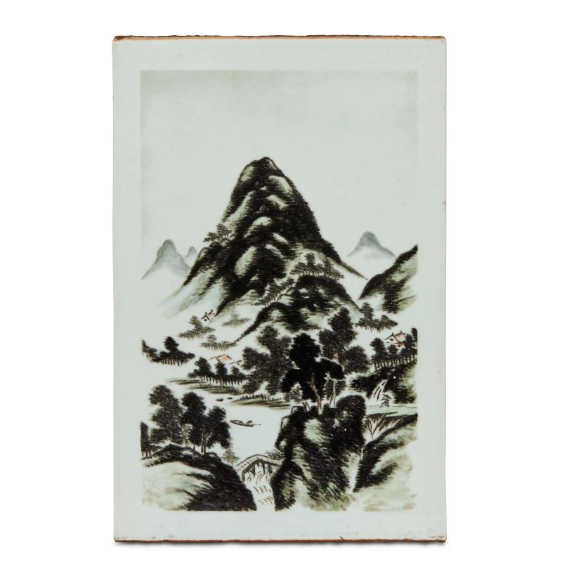 



PLACCA IN PORCELLANA MONOCROMA, CINA, DINASTIA QING, SEC. XX  - Asta  Arte Orientale | 东方艺术 - Pandolfini Casa d'Aste
